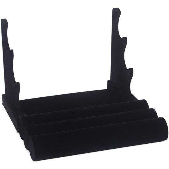 2Pack Velvet Bracelet Holder with 3Tier Rack, Jewelry Display Stand Watch Bangle - Picture 5 of 7